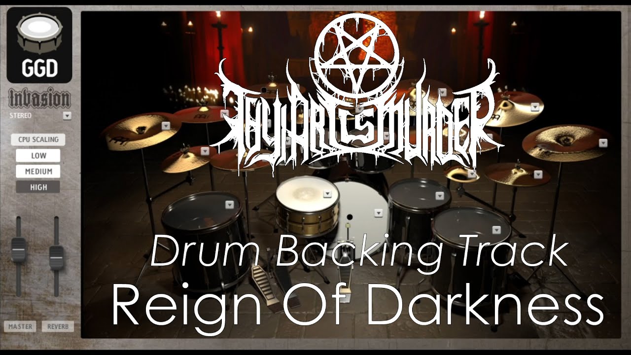 Thy Art Is Murder - Reign Of Darkness (Drum Backing Track) Drums Only MIDI