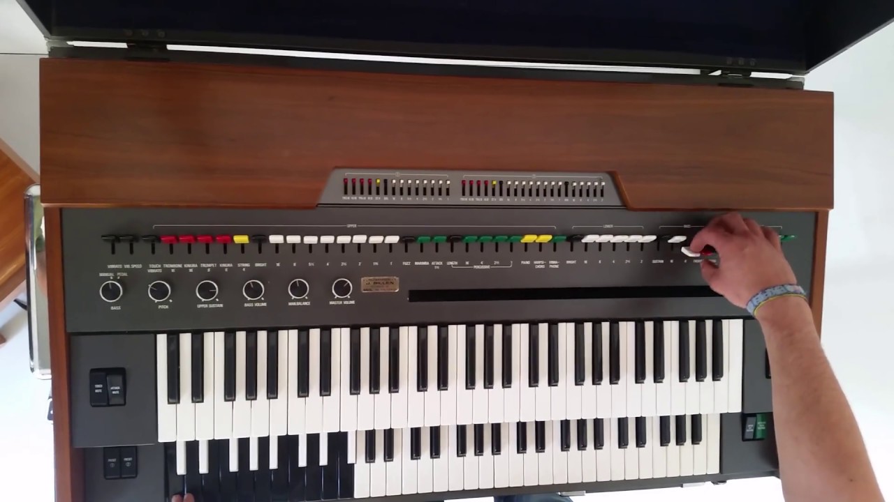 vintage yamaha synthesizer YC-45D & RA-100 Amplifier