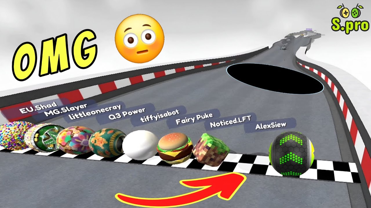 Going Balls - Speedrun Epic Race 200 ᯓ⚽︎ #goingballs #gameplay #marblesrace