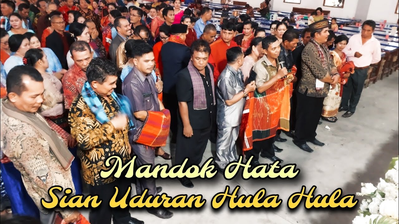 Mandok Hata Sian Uduran Hula Hula Di Pesta Pernikahan Remon & Eka