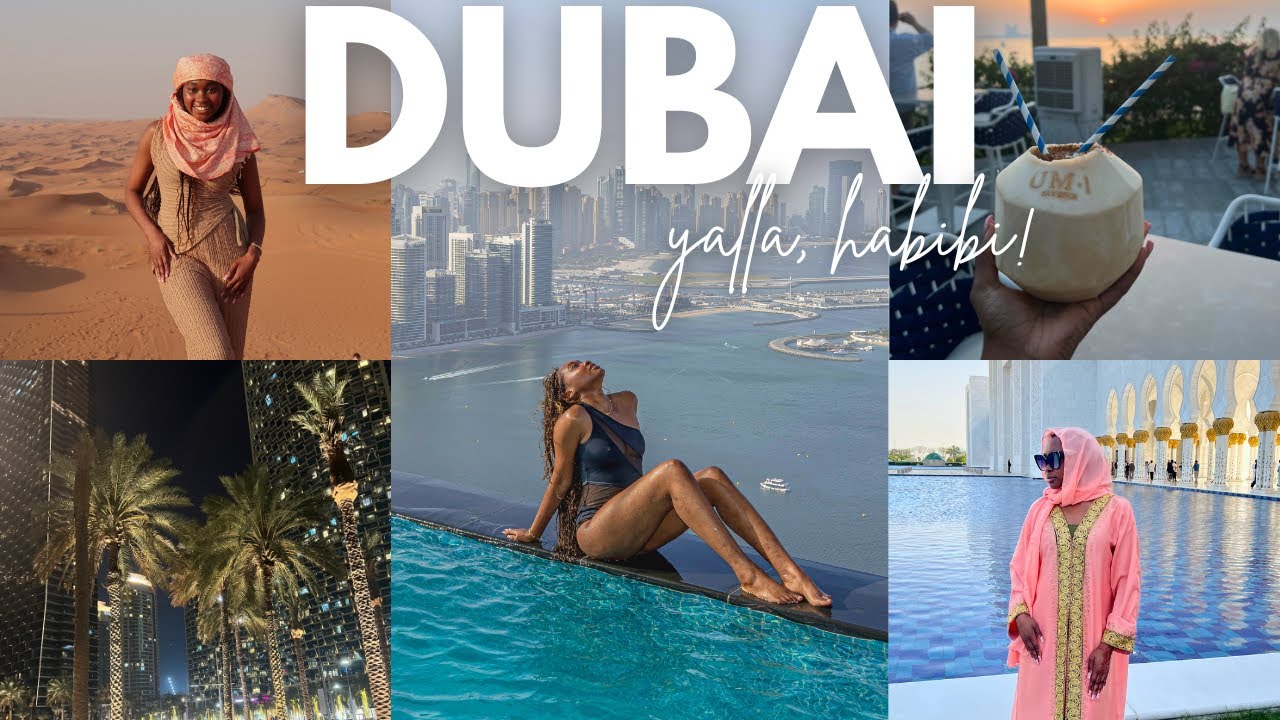 DUBAI VLOG 2025 | 1st Solo Trip, Desert ATV, Aura Skypool, Burj Khalifa, Beach Club, Abu Dhabi, etc!