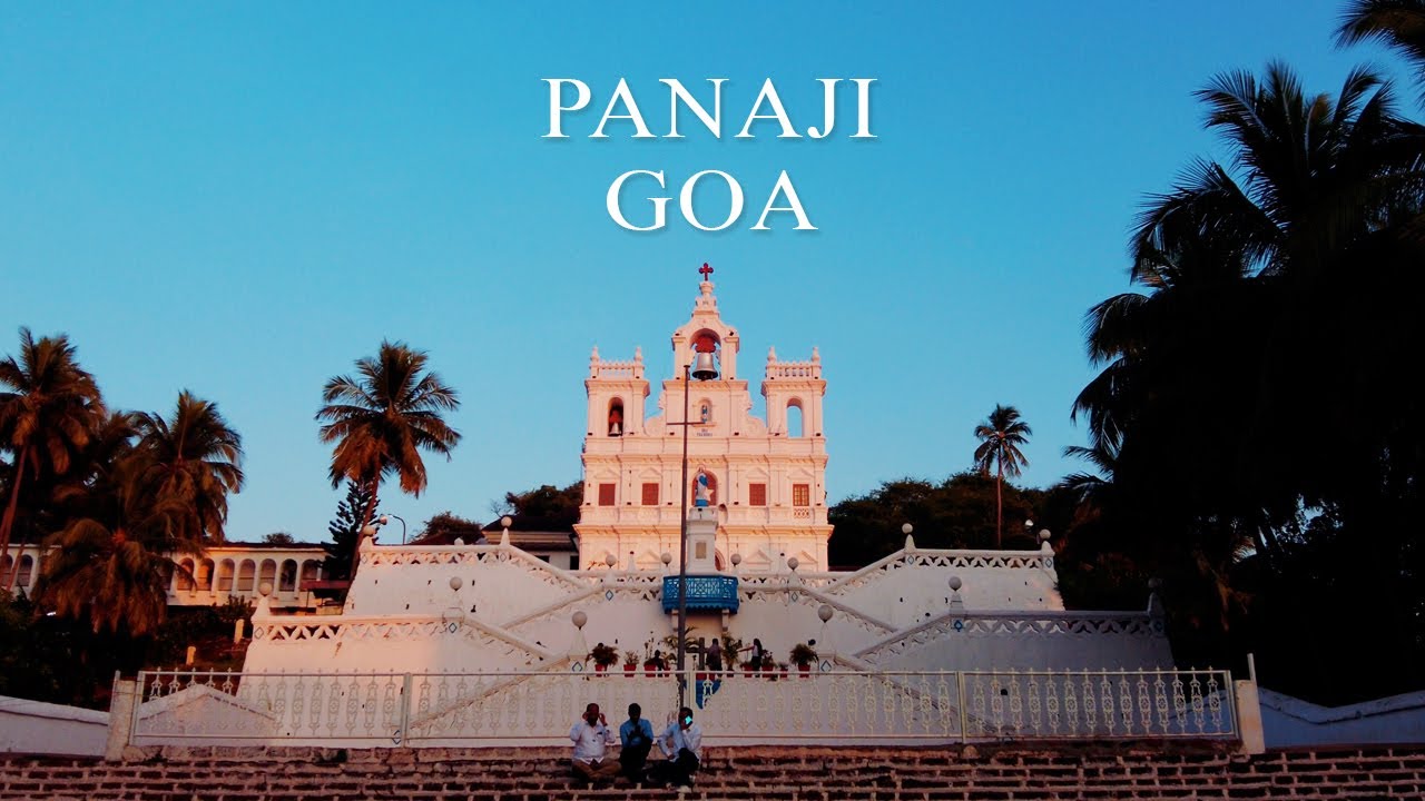 Capital of Goa, Panaji City Walking Tour - 3D AUDIO 4K | ASMR Binaural City Sounds for Sleep & Study