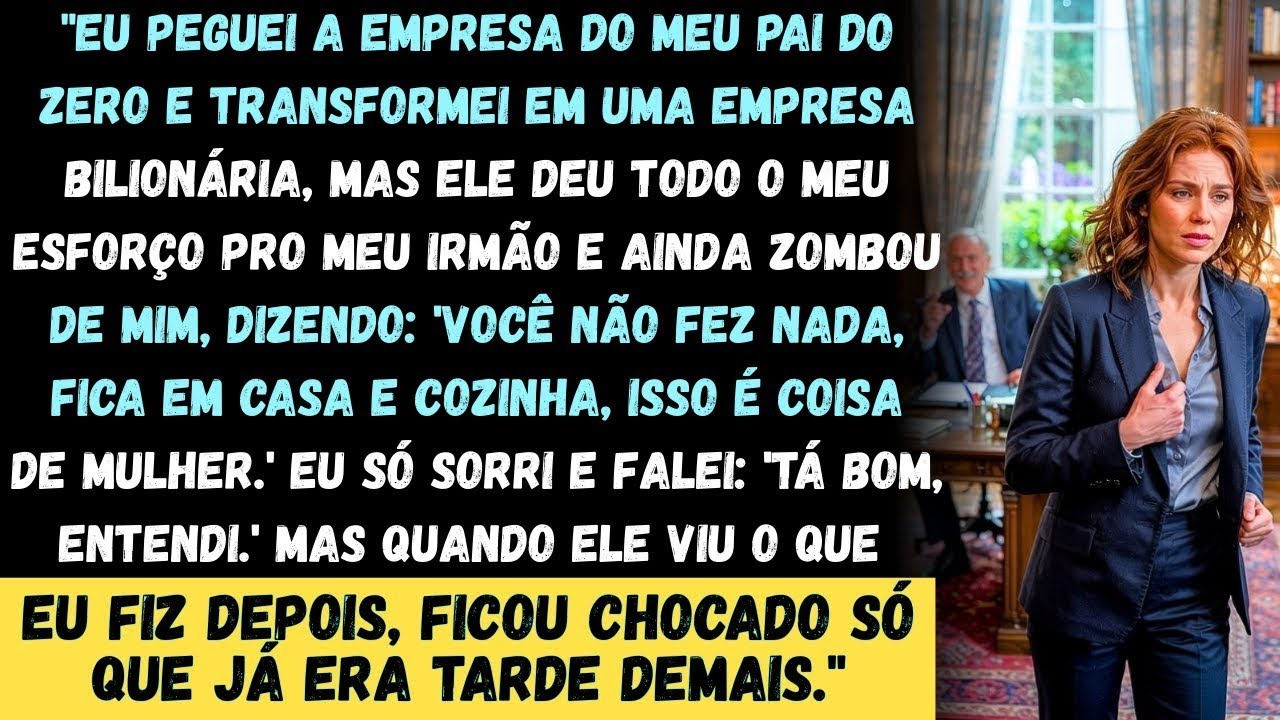Roubaram Meu Império, Entregaram Ao Meu Irmão E Me Xingaram — Minha Resposta Foi Implacável