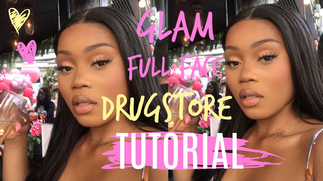 GLAM DRUGSTORE FULL FACE | ALLTHINGSLISA