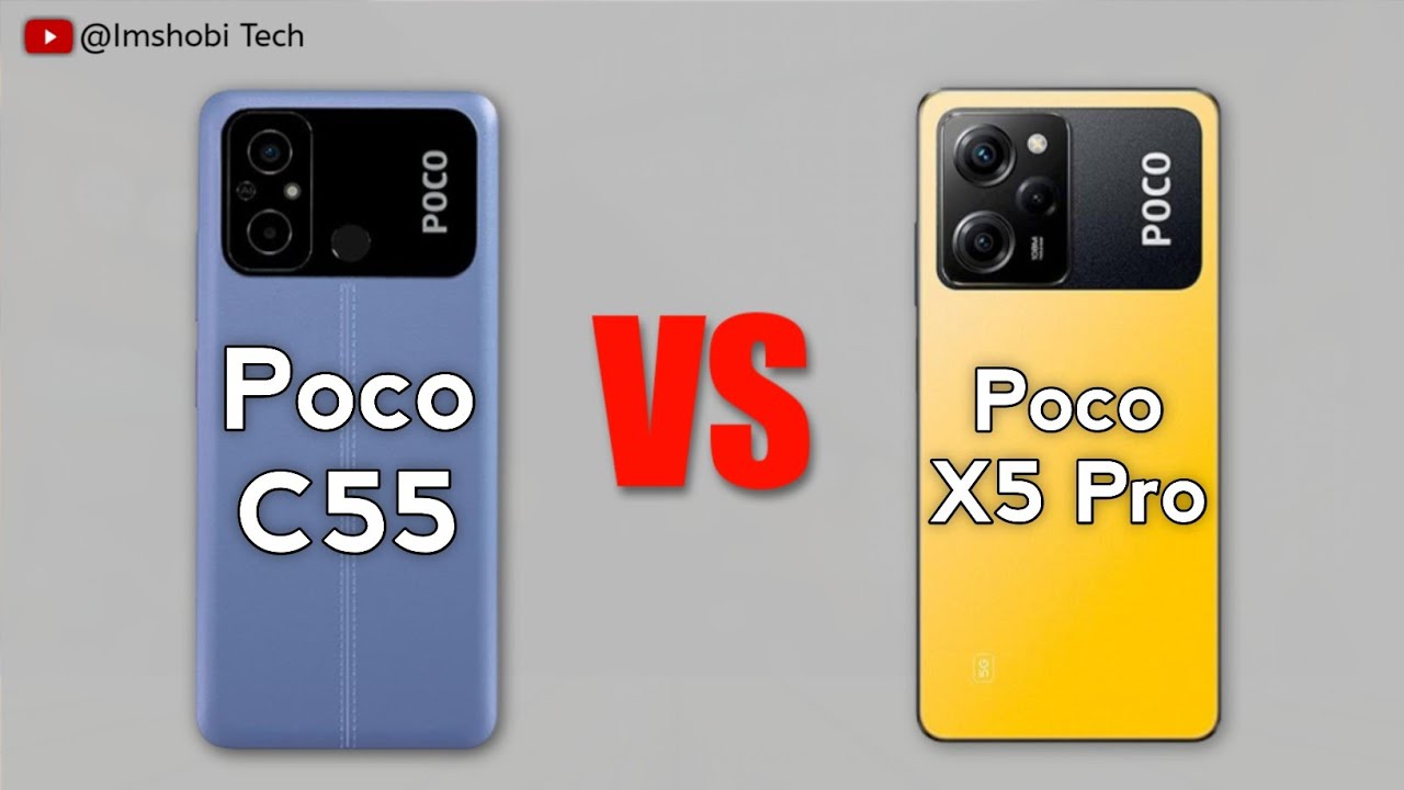 Poco C55 vs Poco X5 Pro