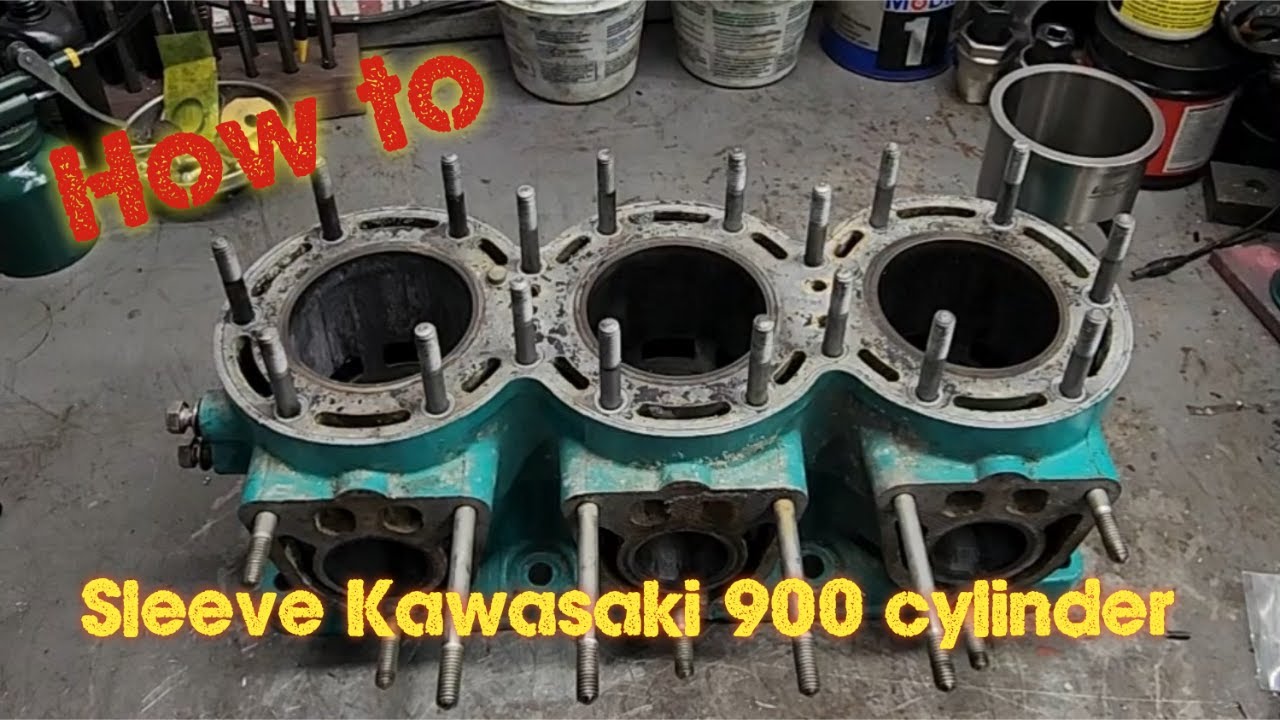 How To Sleeve a Kawasaki 900 jetski cylinder