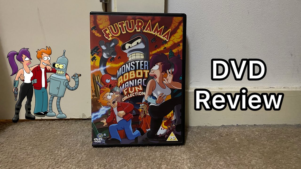 Futurama monster robot maniac fun collection UK DVD review