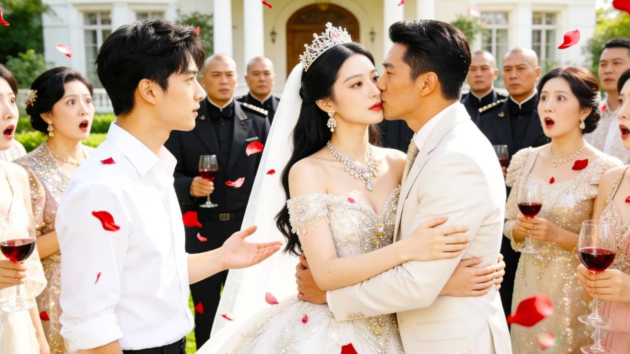 結婚前夕，親眼目睹丈夫親吻白月光，她直接與全市權勢總裁閃婚，卻沒想到被他寵成女王!#短劇 #爱情
