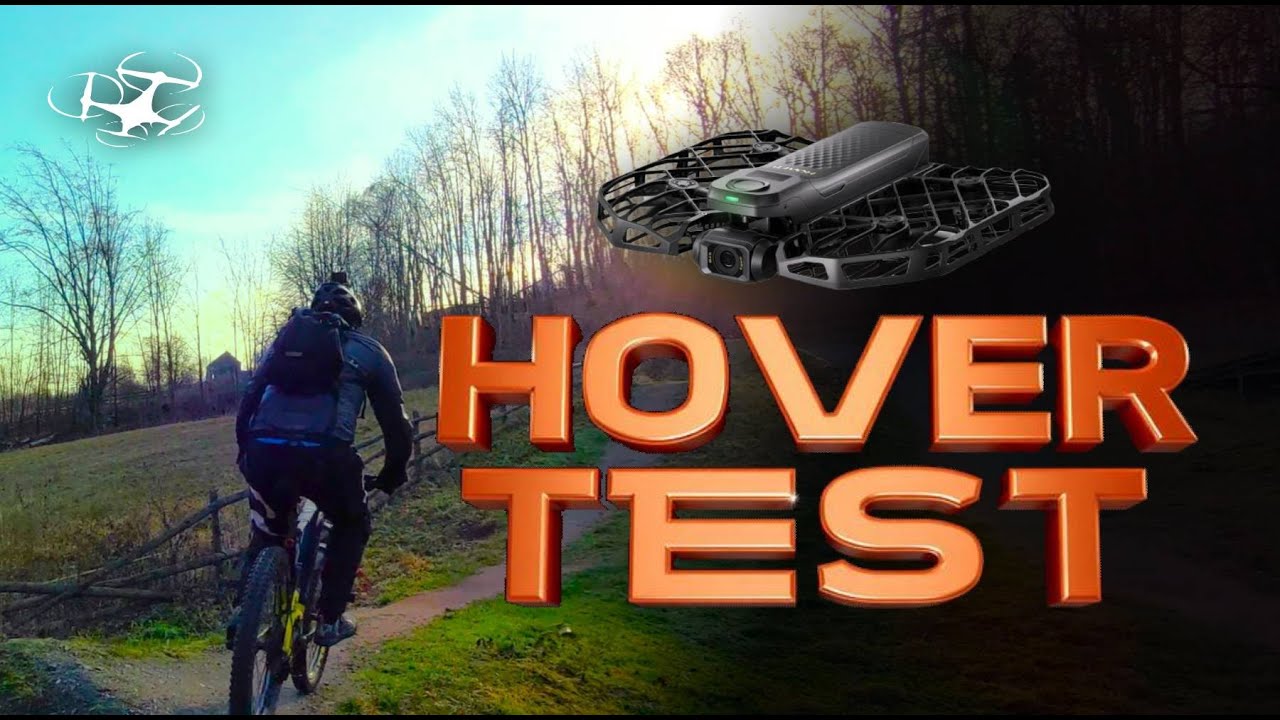Drone HoverAir X1 Pro Test While Riding MTB | Real-World Stability Check