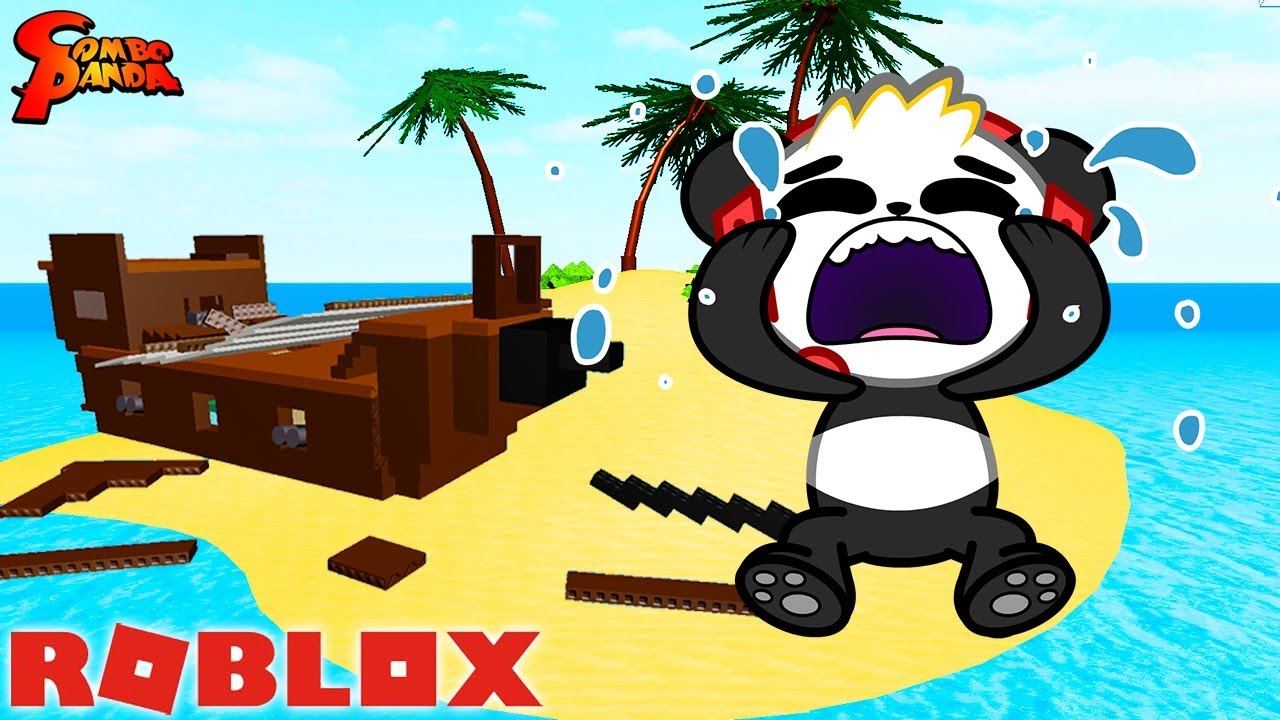 STUCK ON DESERTED ISLAND! ROBLOX SAILING STORY ! Let's Play with Combo Panda