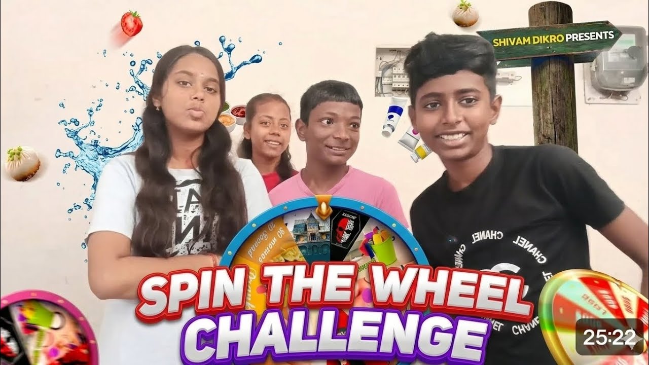 Spin the wheel challenge || raj75pro 