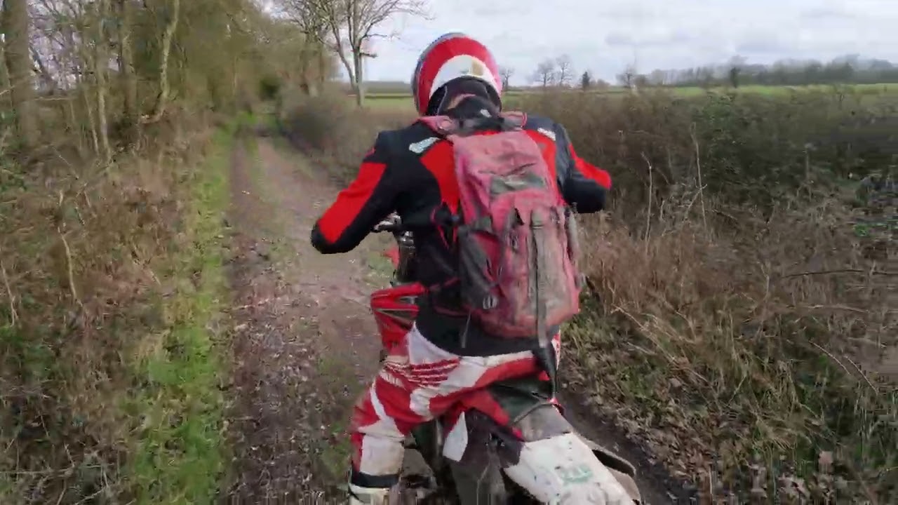 Green laning on my CRF250X and filmed with Neo 2