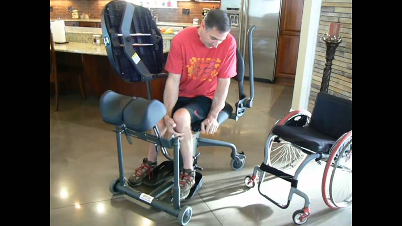 EasyStand Evolv used by paraplegic