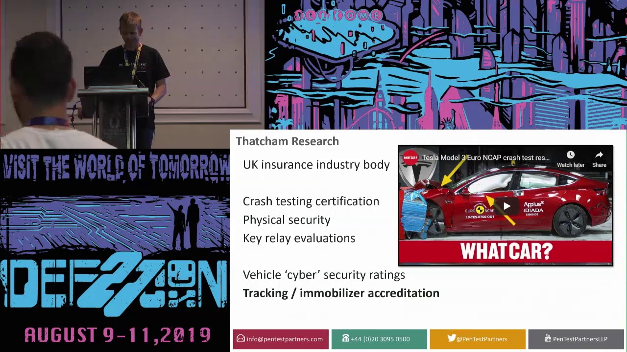 Ken Munro - Lojackd pwning car alarms vehicle trackers - DEF CON 27 Car Hacking Village