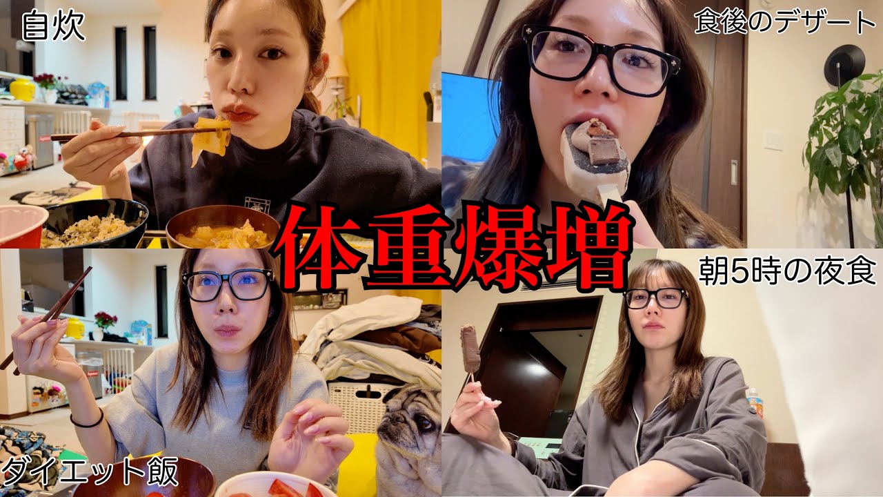 【4kg増】美味しすぎるご飯が悪い自分悪くない