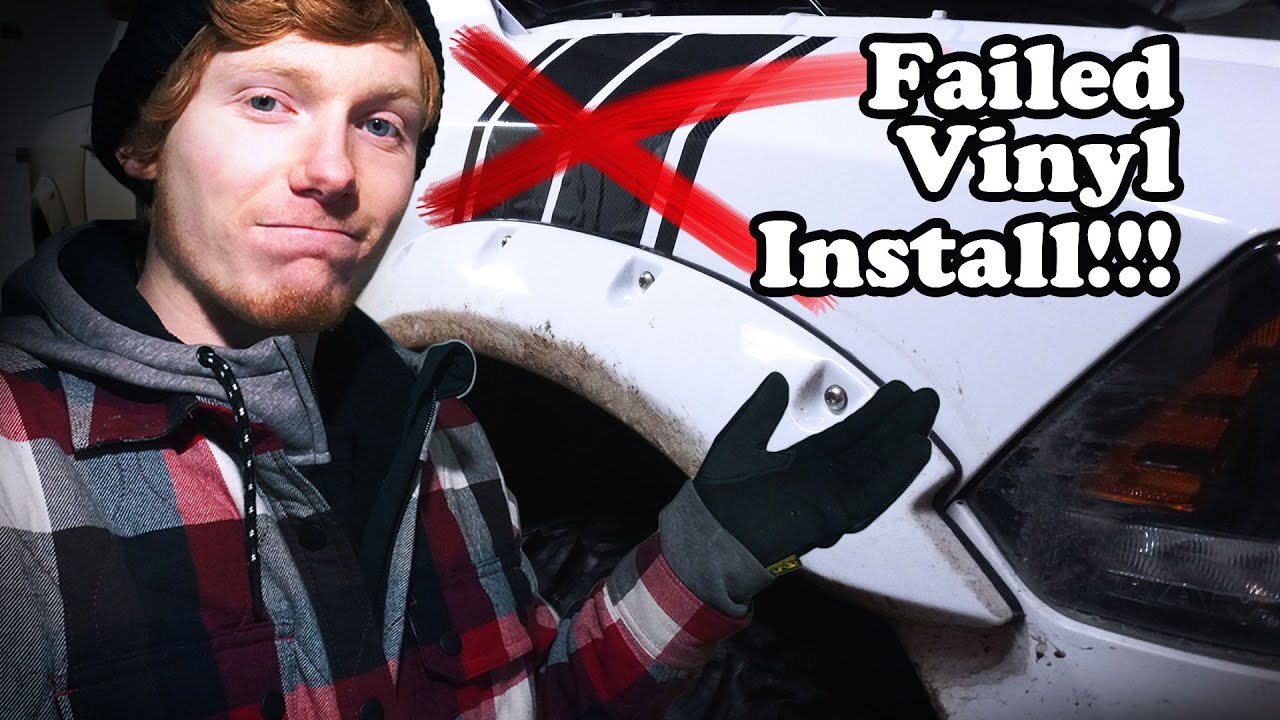 Vinyl Wrap Fail!!! - The Video That I Was Never Going to Make!!!