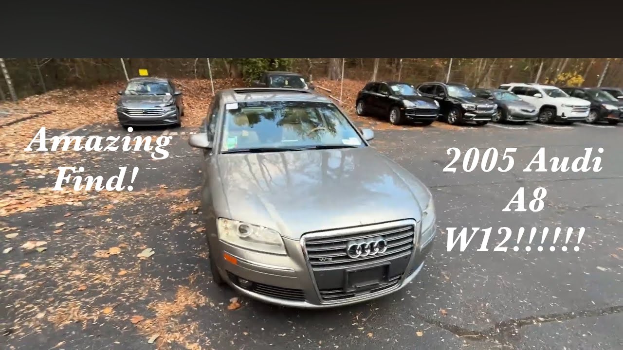 Audi A8 2005 года с 12-цилиндровым двигателем W12 — настоящая редкость! Тест-драйв от первого лиц...