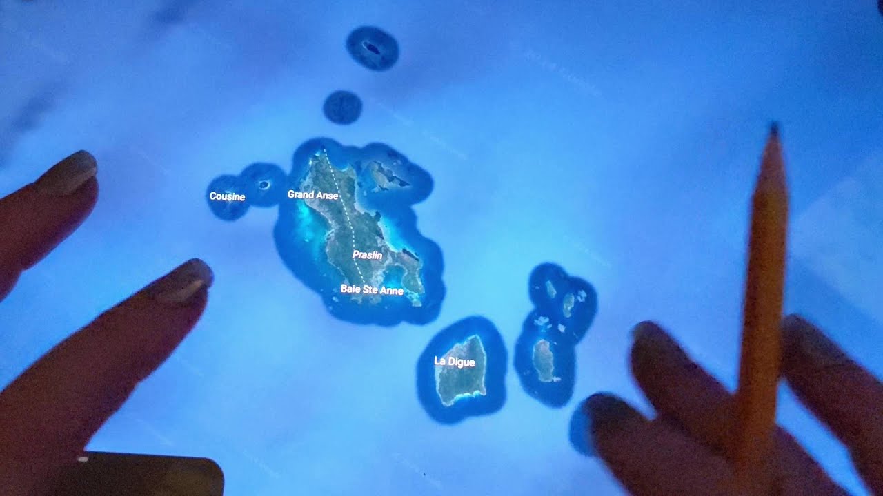 ASMR ~ Baie Lazare & Baie Sante Anne, Seychelles History & Geography ~ Soft Spoken Google Earth