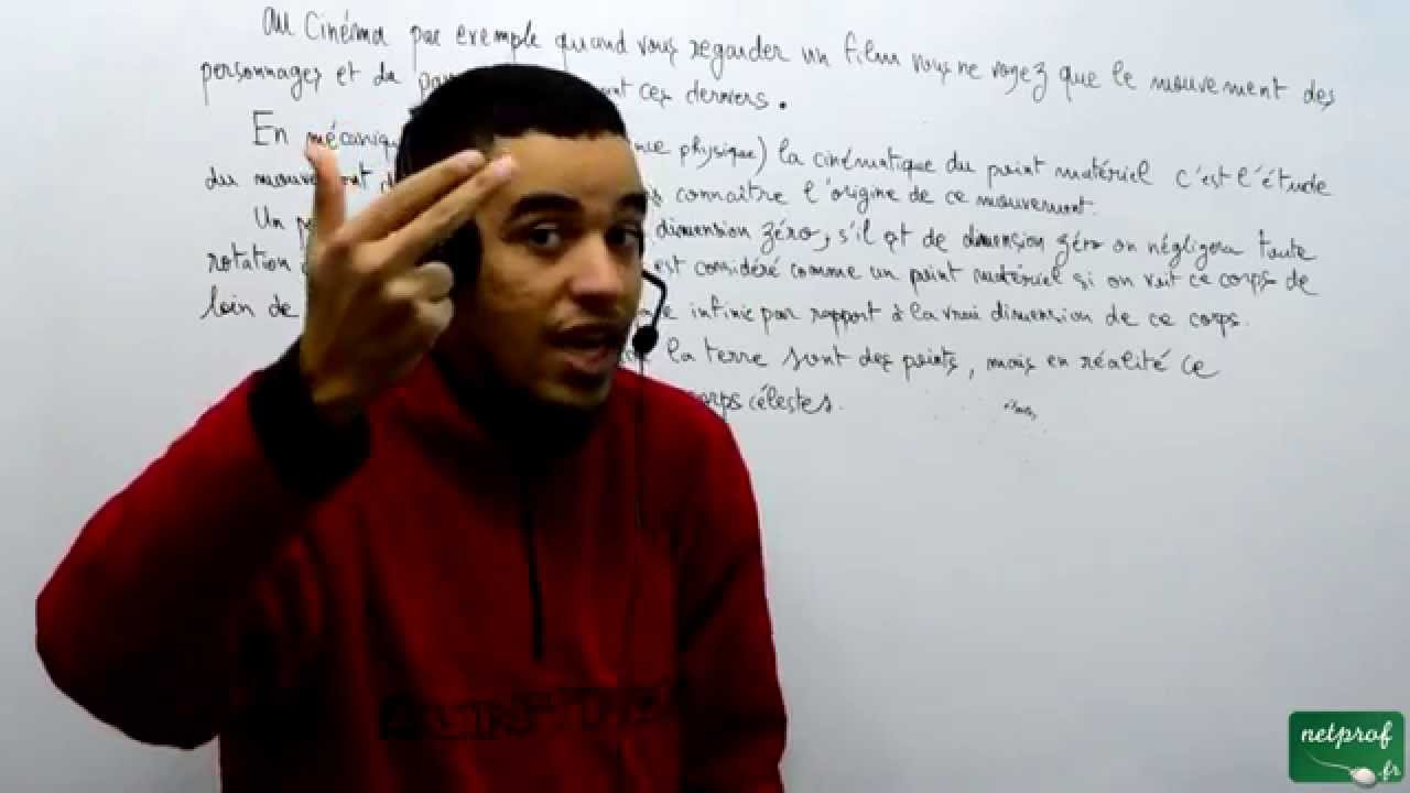 Mdp, ch 01, La cinématique du point matériel, 001 introduction, part 01