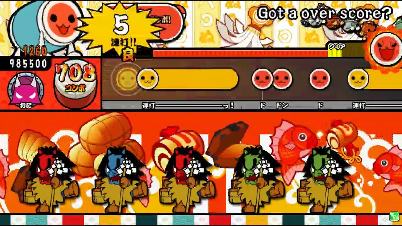 【再現譜面】Got a over score? / E.G.G. vs MASAKI [HARD]【TJAPlayer3】