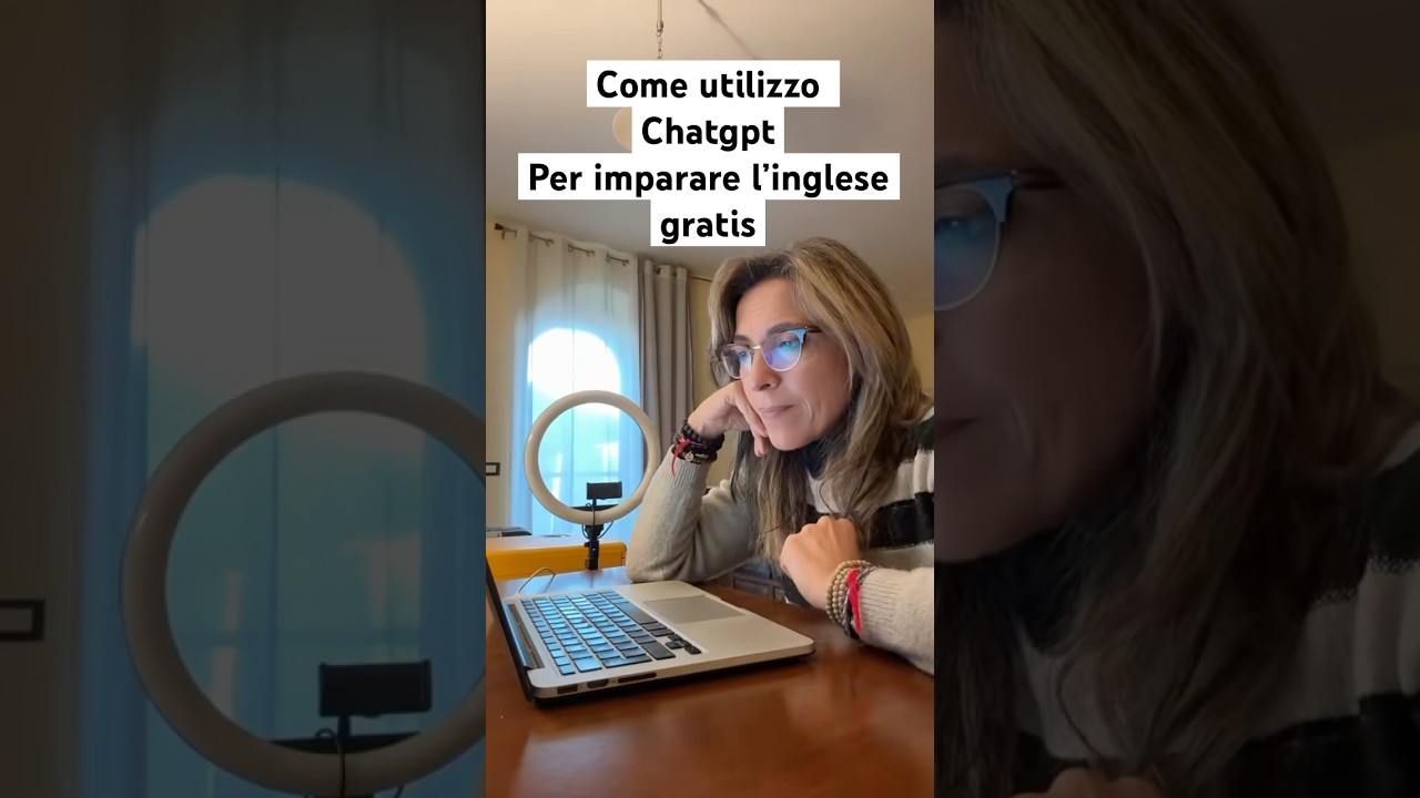 Come utilizzo ChatGPT per imparare l&rsquo;inglese gratis #chatgpt #inglese #impararelinglese #studiare