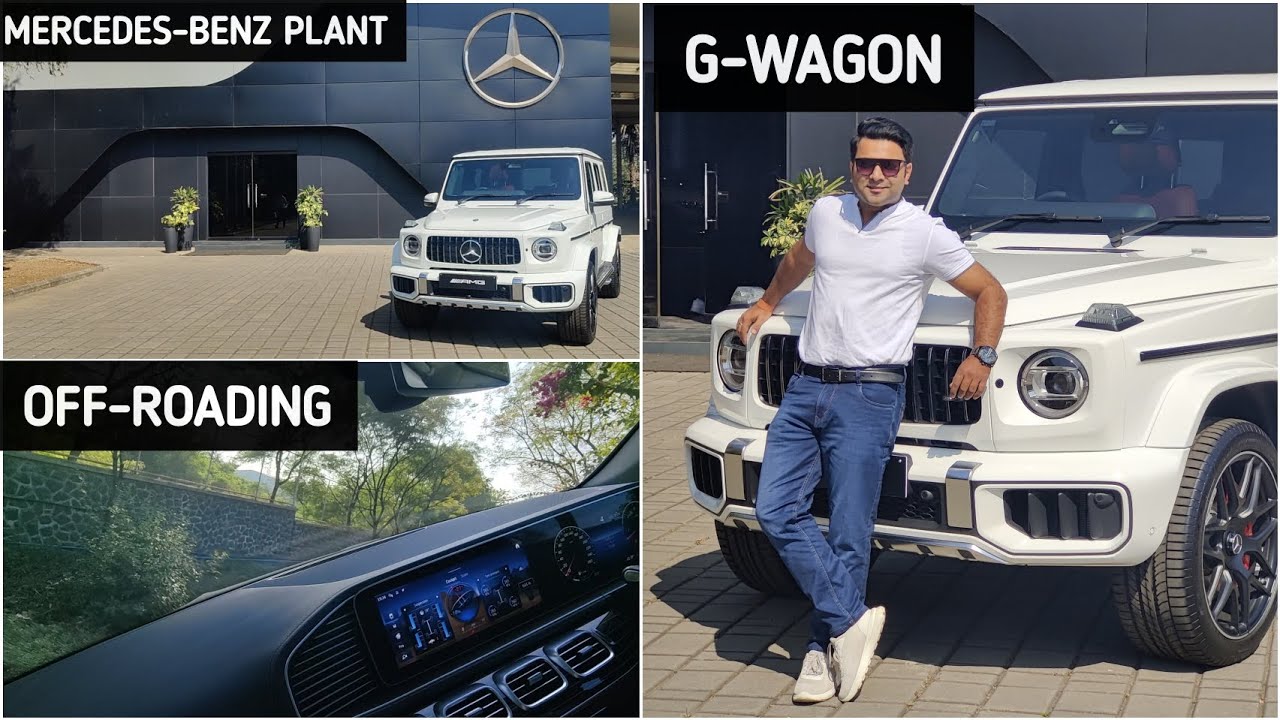 Visited MERCEDES-BENZ Factory in PUNE | Off-Road experience with GLS 450 | G-Wagon Mercedes-Benz 