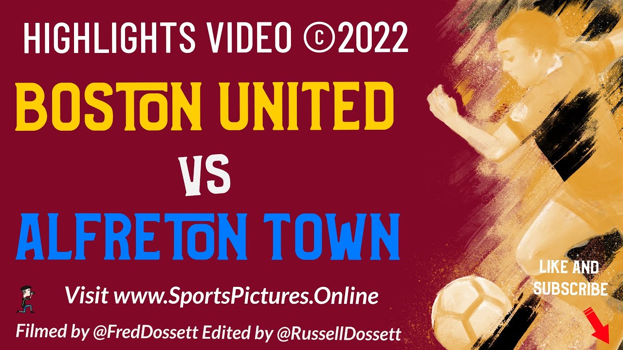 Boston United vs Alfreton Town Highlights Video. 02-01-2022