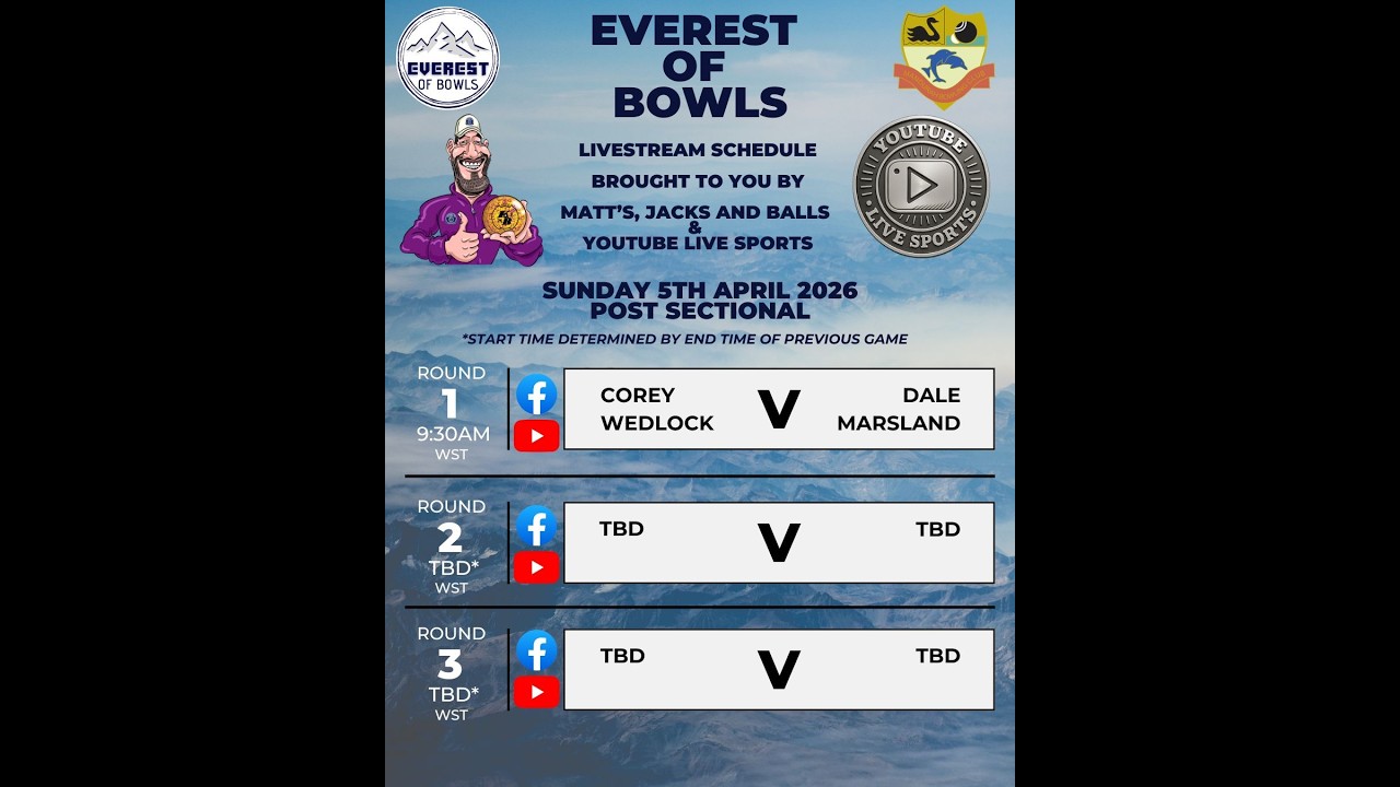 ITechworld $100,000 Everest of Bowls &ndash; Day 3 - Finals Sectionals - Australia's Premier Singles