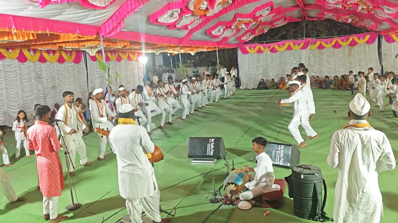 ज्ञानोबा माऊली तुकाराम सुंदर गायन राम महाराज जाधव मृदंग अलंकार स्वराज महाजन