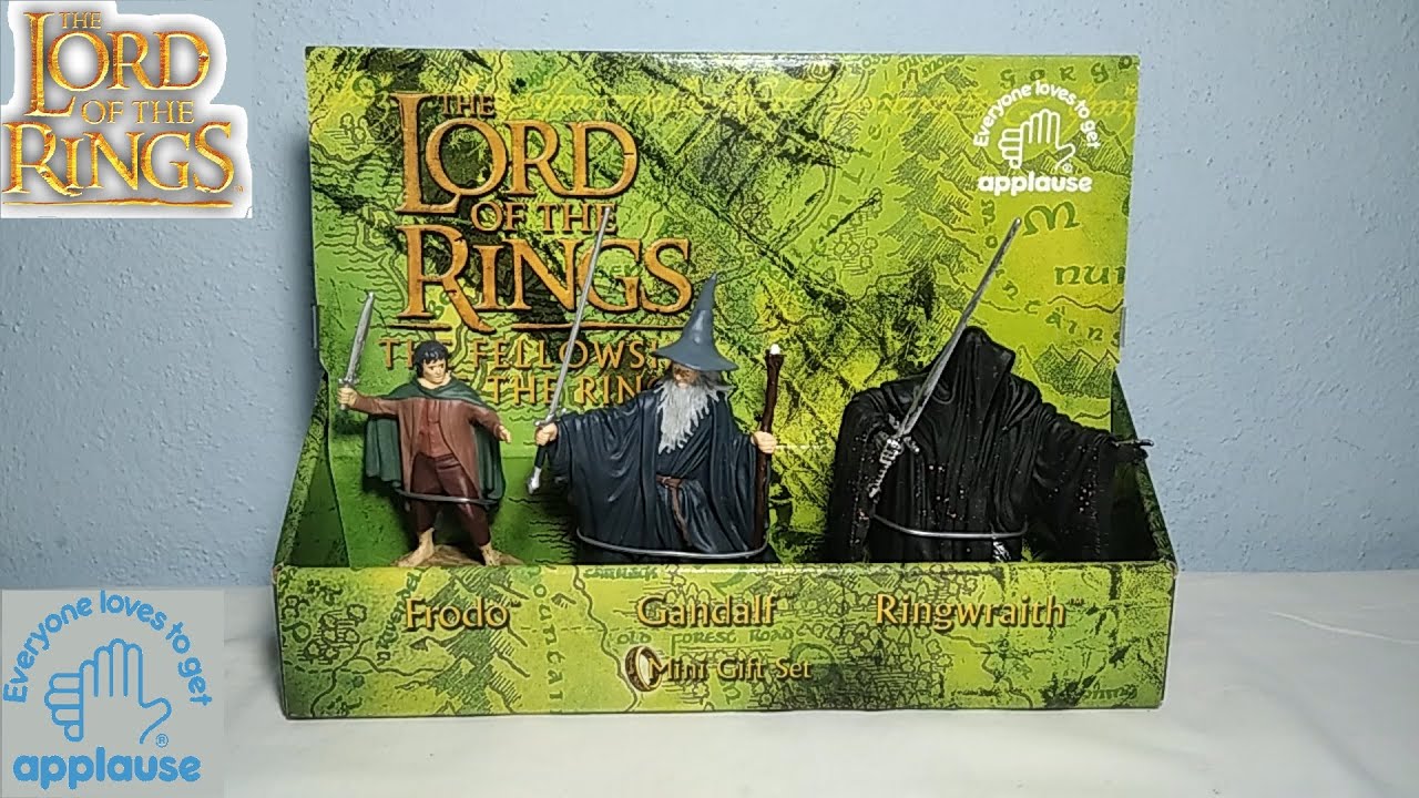 Applause Lord Of The Rings Mini Gift Set Frodo, Gandalf, Ringwraith Review!