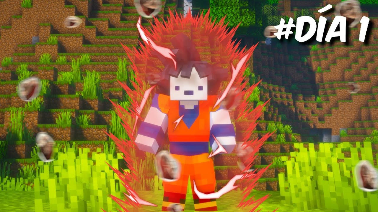 ME CONVIERTO en SAIYAJIN!! | Día 1 Minecraft Dragon Ball Z