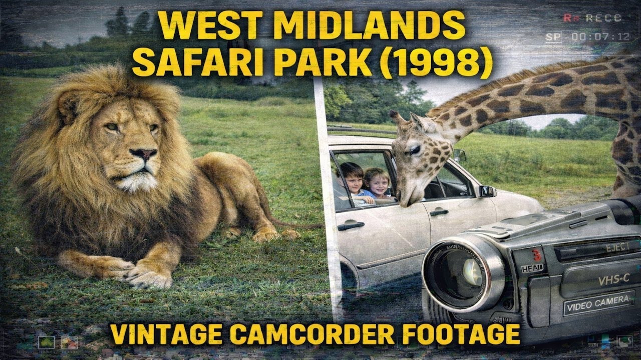 West Midlands Safari Park (1998) | Vintage Camcorder Footage