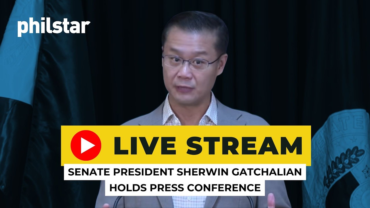 LIVE: Senate President Win Gatchalian holds press briefing | June 18