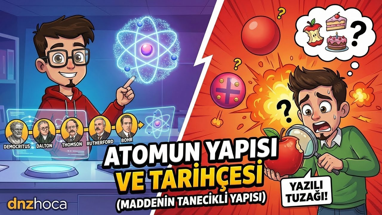 7. Sınıf Fen | Atomun Yapısı ve Tarihçesi Konu Anlatımı (Yazılıya Hazırlık)