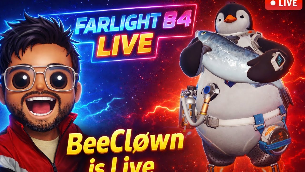 🛑 Farlight 84 live streaming ‼️ BeeCløwn live 💯✨ aajao khelne,  sath me khelte h 💥💫🎮