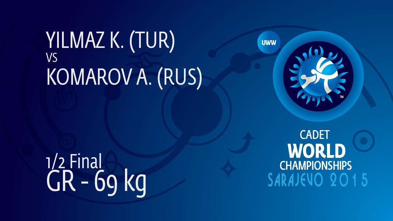 1/2 GR - 69 kg: A. KOMAROV (RUS) df. K. YILMAZ (TUR), 5-1