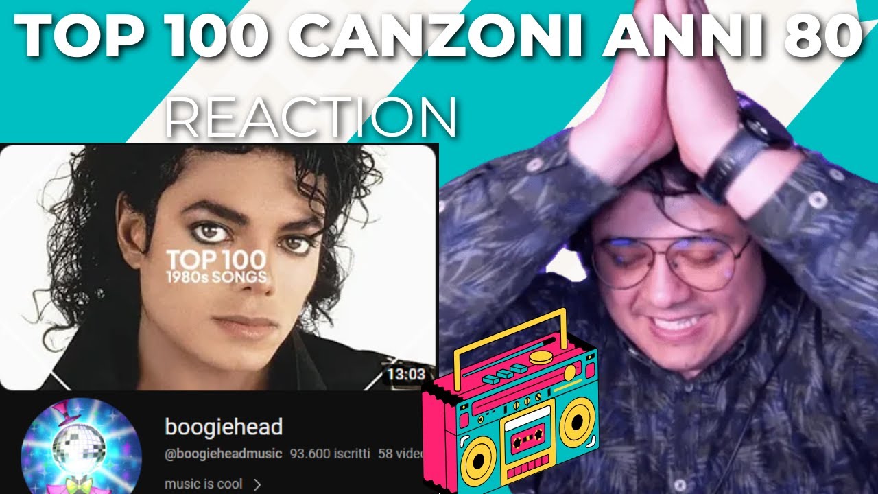 TOP 100 CANZONI ANNI 80: Nico Pertici Reaction