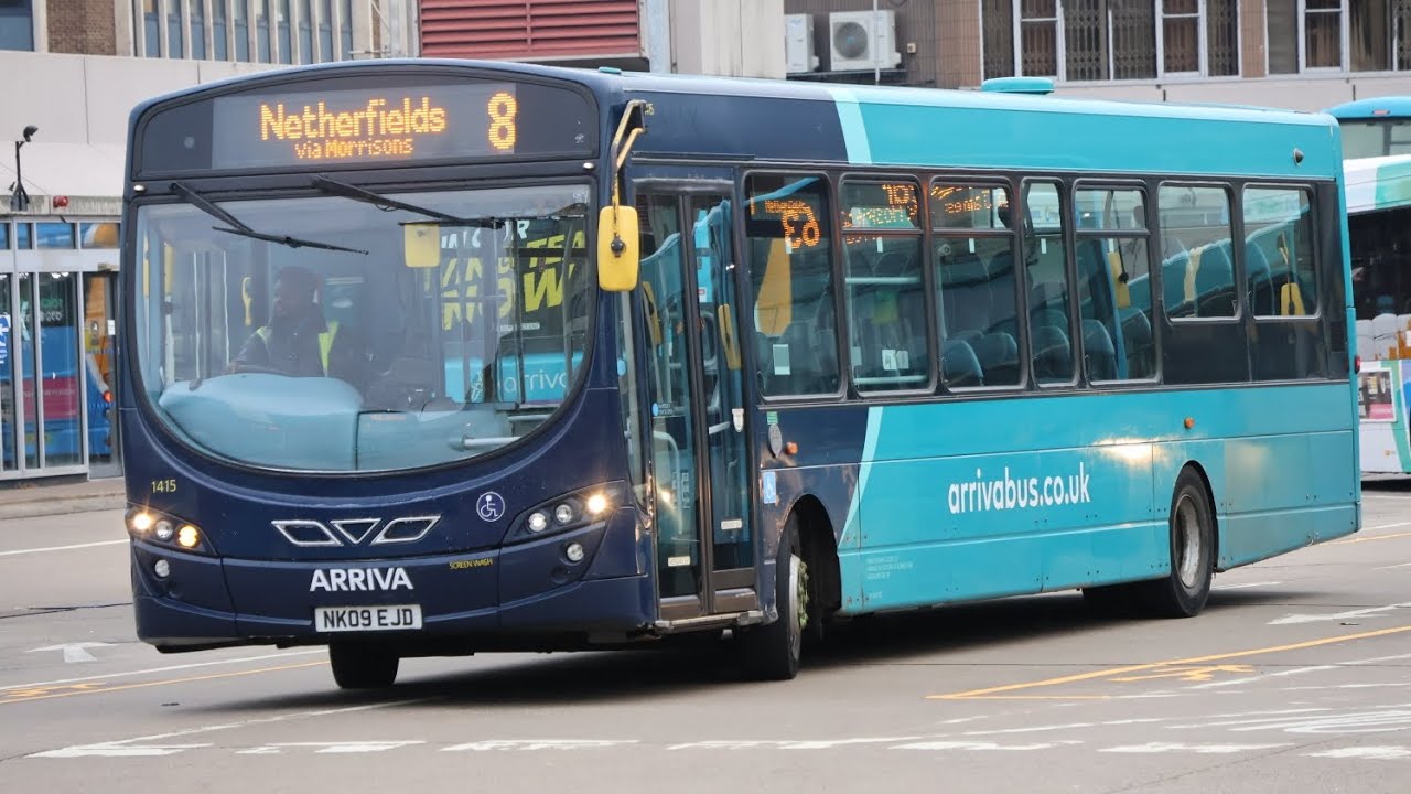 Arriva Stockton Based VDL SB200 Wright Pulsar 2 on the 28 to Guisborough (1415) (NK09 EJD)