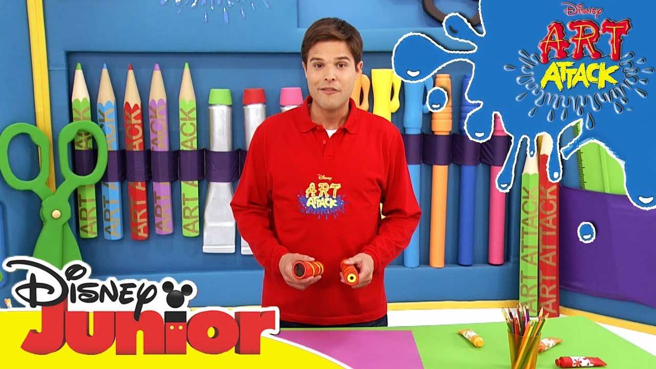 Art Attack Bastelclip 27 - Kaleidoskop | Disney Junior