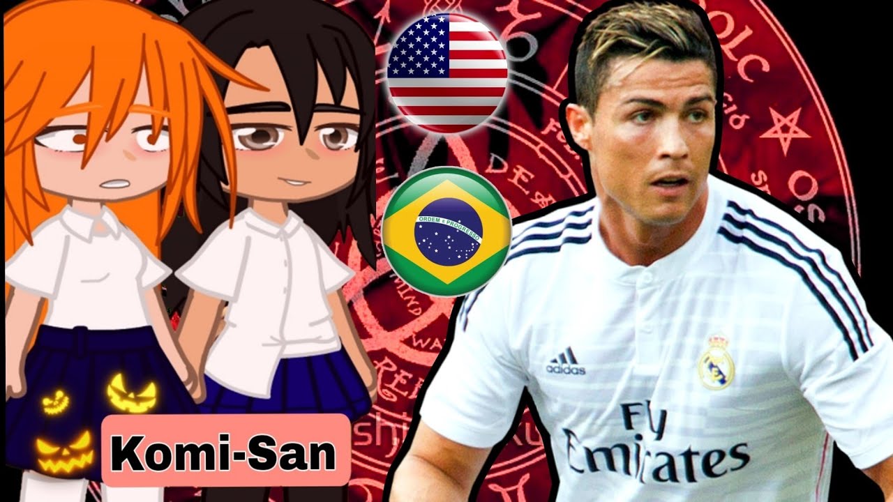 Gacha life Nagatoro React to Cristiano Ronaldo||TikToks||Gacha -React  #cristiano #portugal #copa