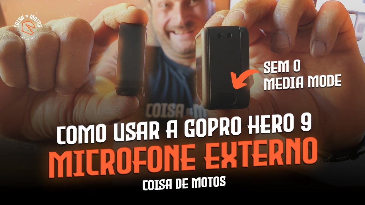 SEM O MEDIA MODE | COMO USAR MICROFONE EXTERNO NA GO PRO HERO 9