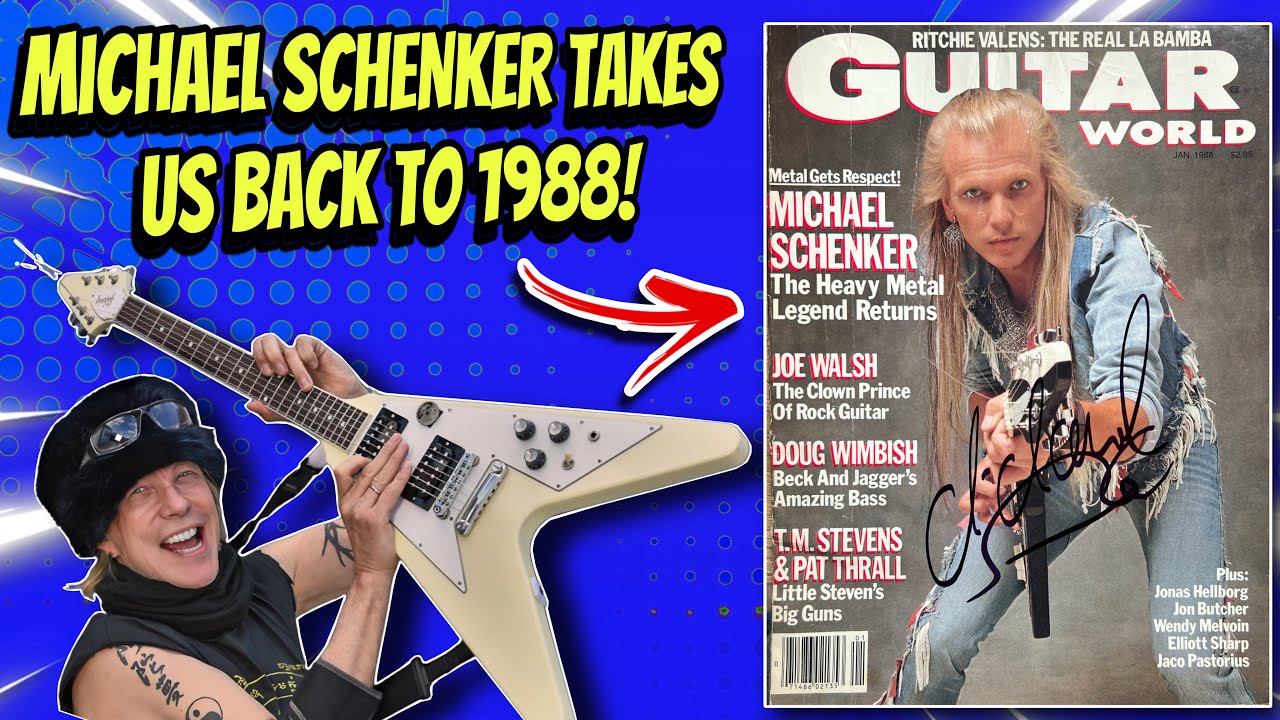 ‼️We revisit January 1988 Guitar World Magazine with MICHAEL SCHENKER! 🤯🎸 | RATT | EVH | 4K