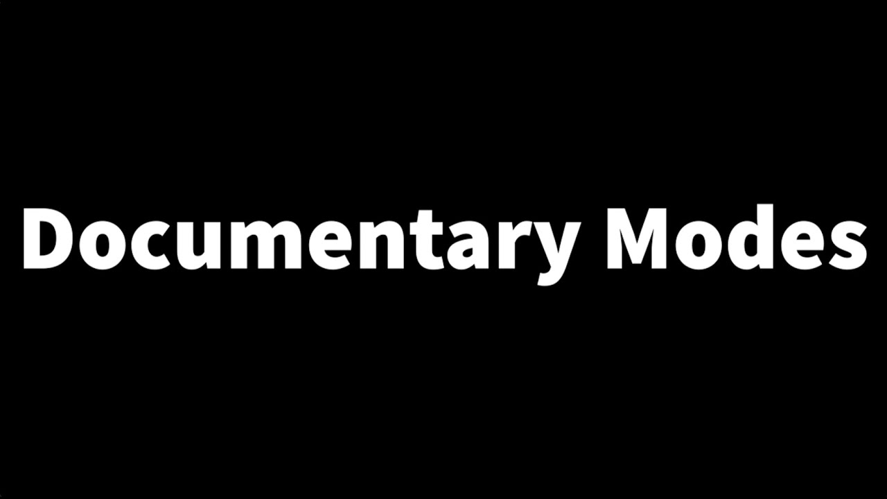 Documentary Modes