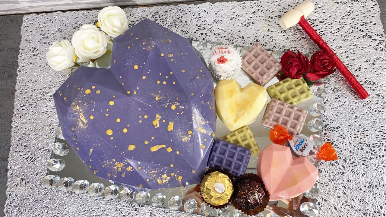 Coeur brisé de chocolat/قلب شوكولاطة المحطم💔 جبتلك فكرة لهدية💁‍♀️/chocolate broken heart💖