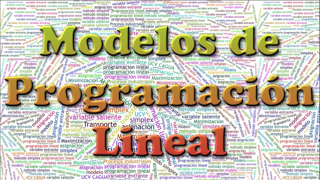 Modelos de Programación Lineal