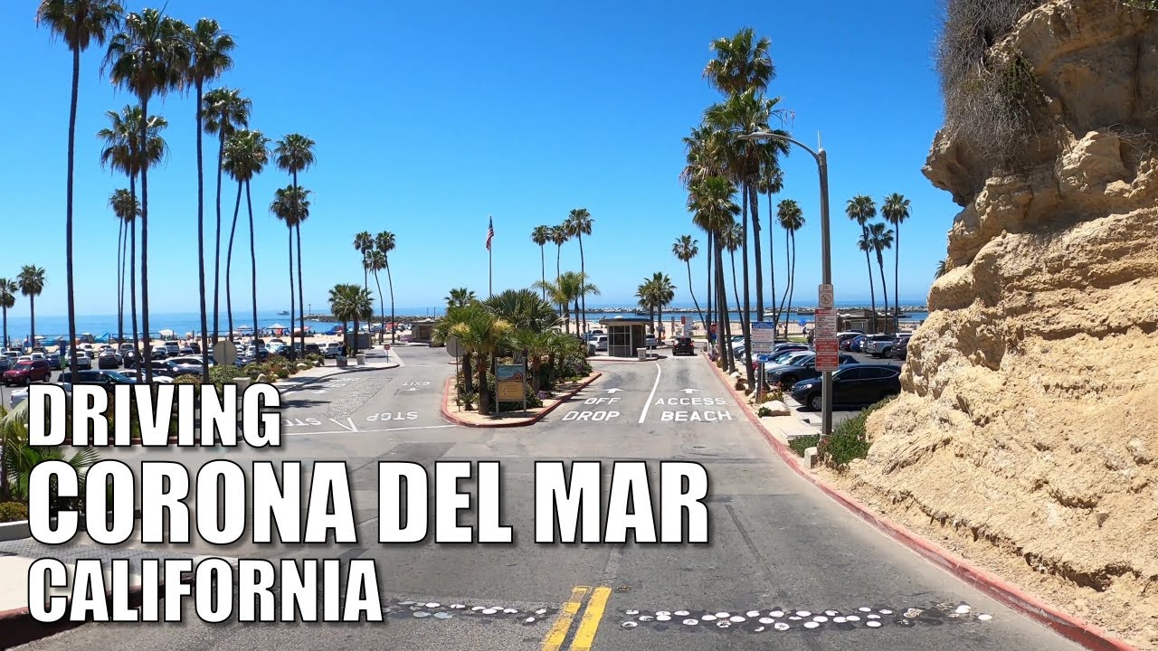 🚗DRIVING AROUND CORONA DEL MAR, CALIFORNIA