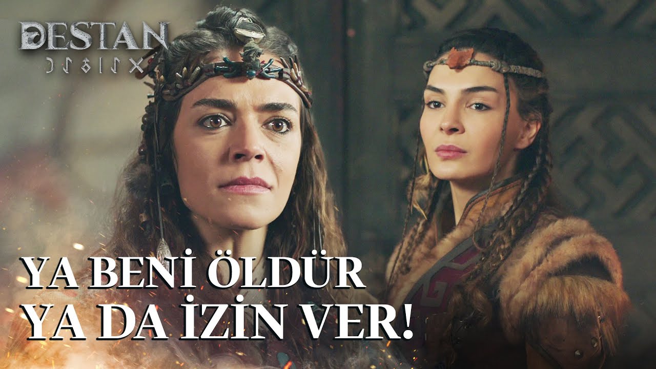 Akkız, &Ccedil;olpan Han'a &ccedil;ok ağır konuştu! - Destan