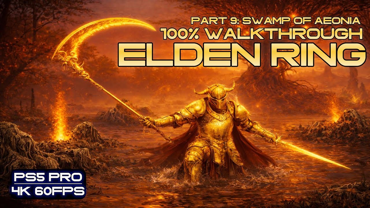 Elden RIng 100% Walkthrough Part 9 - Swamp of Aeonia