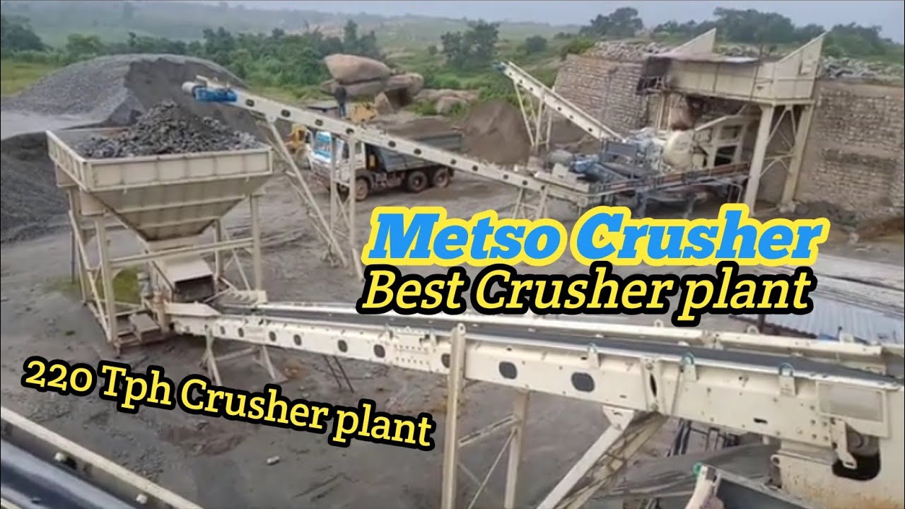 Metso Crusher plant  Jaw Crusher Cone Crusher