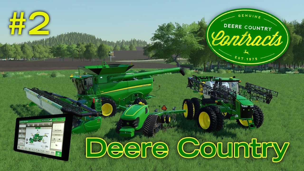 Testing Some New Demo Equipment - Deere Country - Episode 2 - Farming Simulator 19